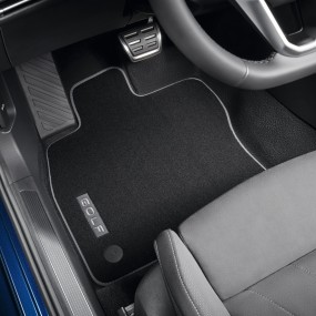 Jeu de 4 tapis textile "Premium" Golf 8