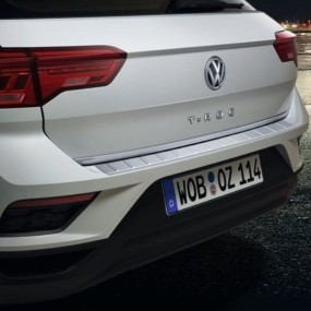 Protection de seuil de chargement effet inox pour T-Roc