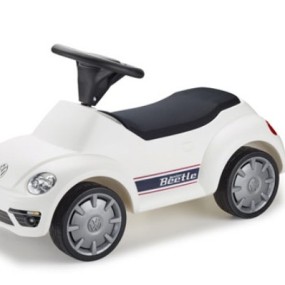 Trotteur Coccinelle Blanche