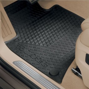 Jeu de 2 tapis caoutchouc Premium pour Touareg
