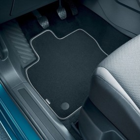 Jeu de 4 tapis textile Premium pour Touran