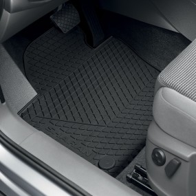 Jeu de 2 tapis caoutchouc Premium pour Sharan