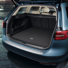 Protection de seuil de chargement effet inox pour Passat SW